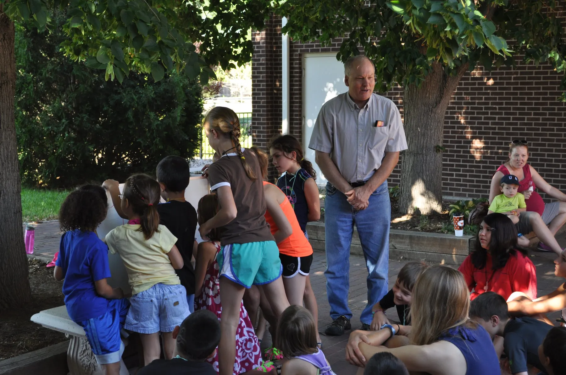 Kings Kids taking part in a Sunday School activity at King of Kings.