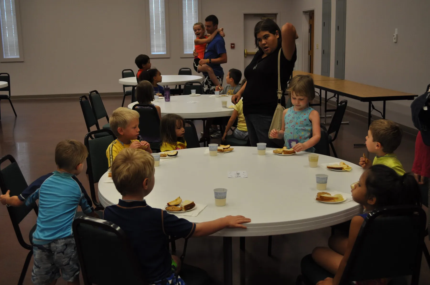 Children and leaders together during a Kings Kids program.